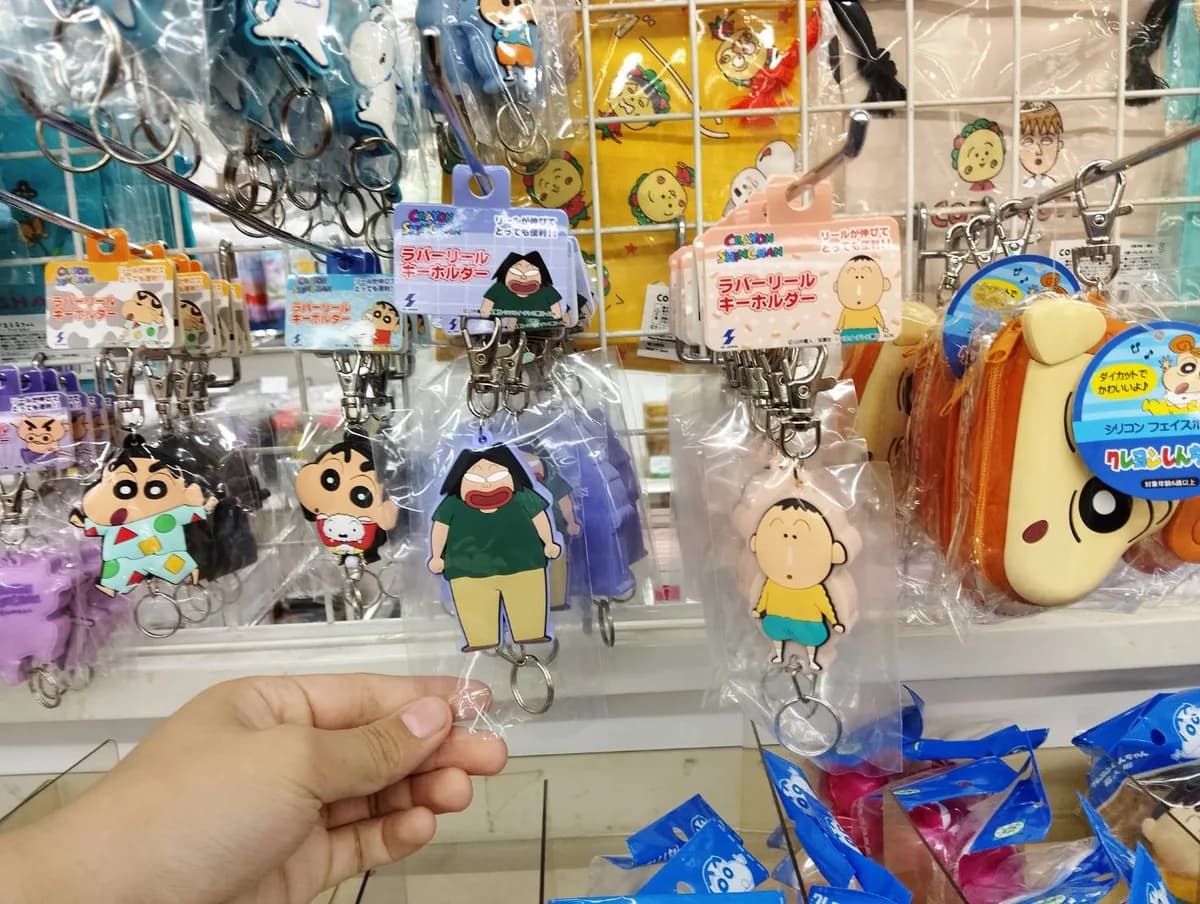 蠟筆小新 伸縮鑰匙圈 2