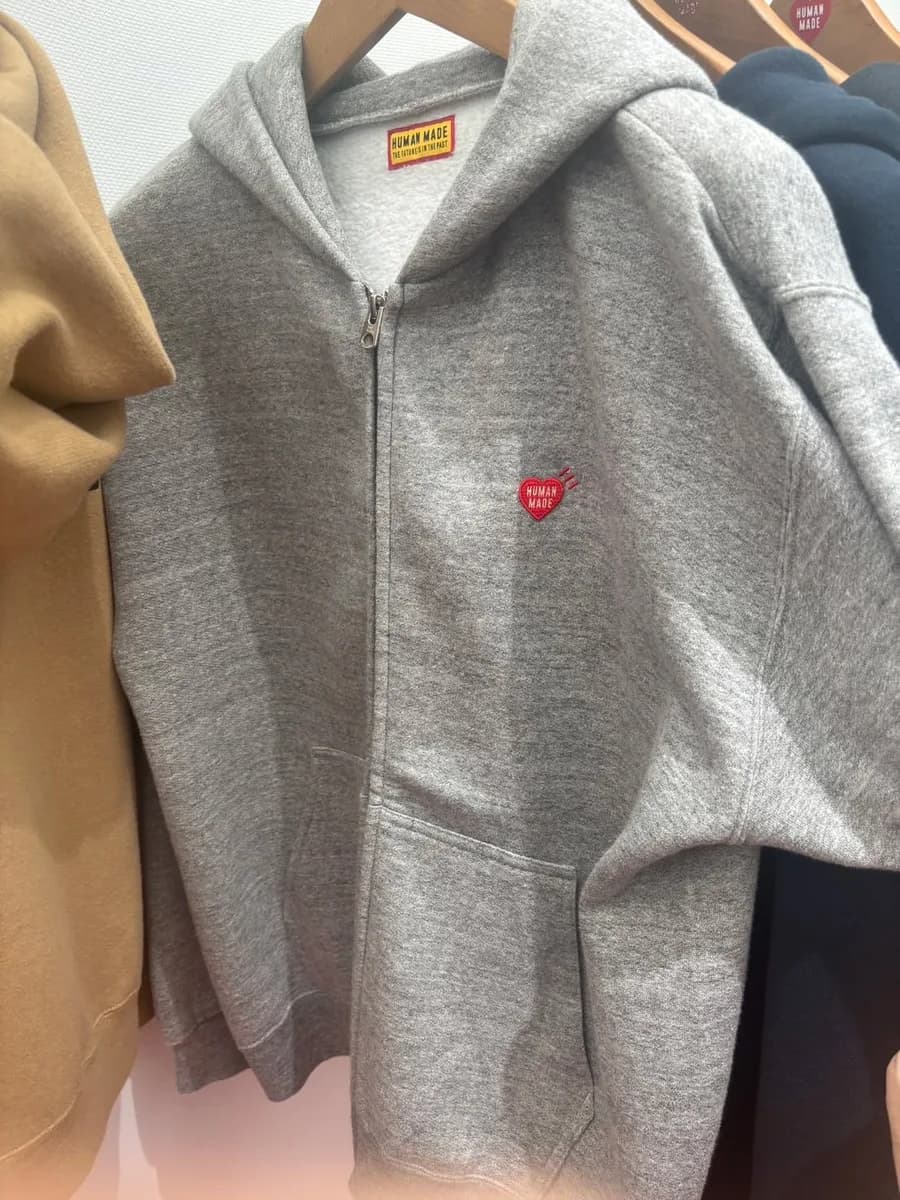 HUMAN MADE 愛心 Logo 拉鍊連帽外套 1