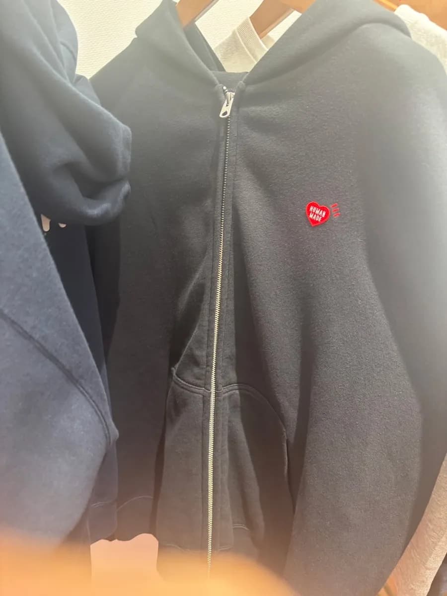 HUMAN MADE 愛心 Logo 拉鍊連帽外套 4
