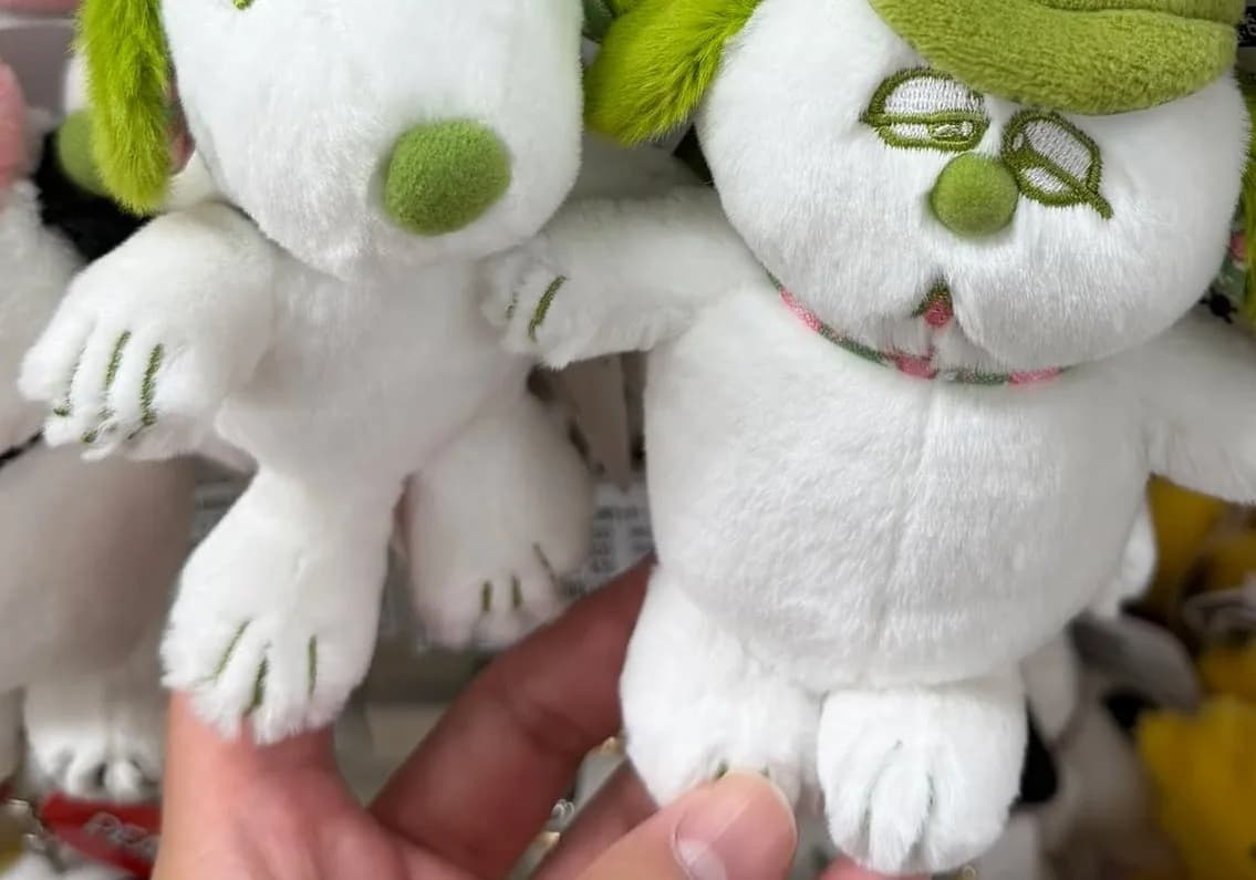 Snoopy 抹茶吊飾娃娃 1