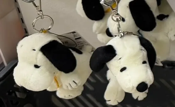 Snoopy 黑白經典吊飾 1