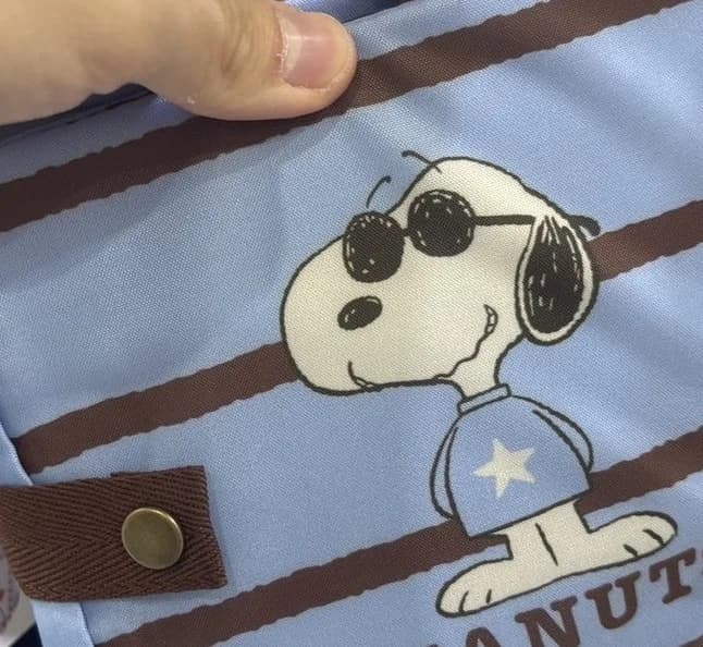 Snoopy 寬底購物袋 3