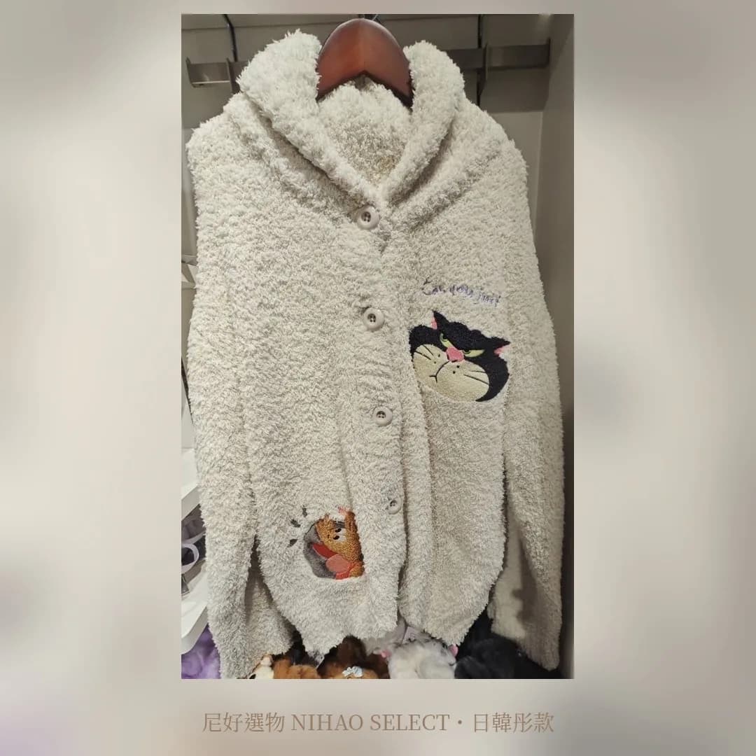 迪士尼 FLUFFY ANIMAL 路西法毛絨開襟外套 1